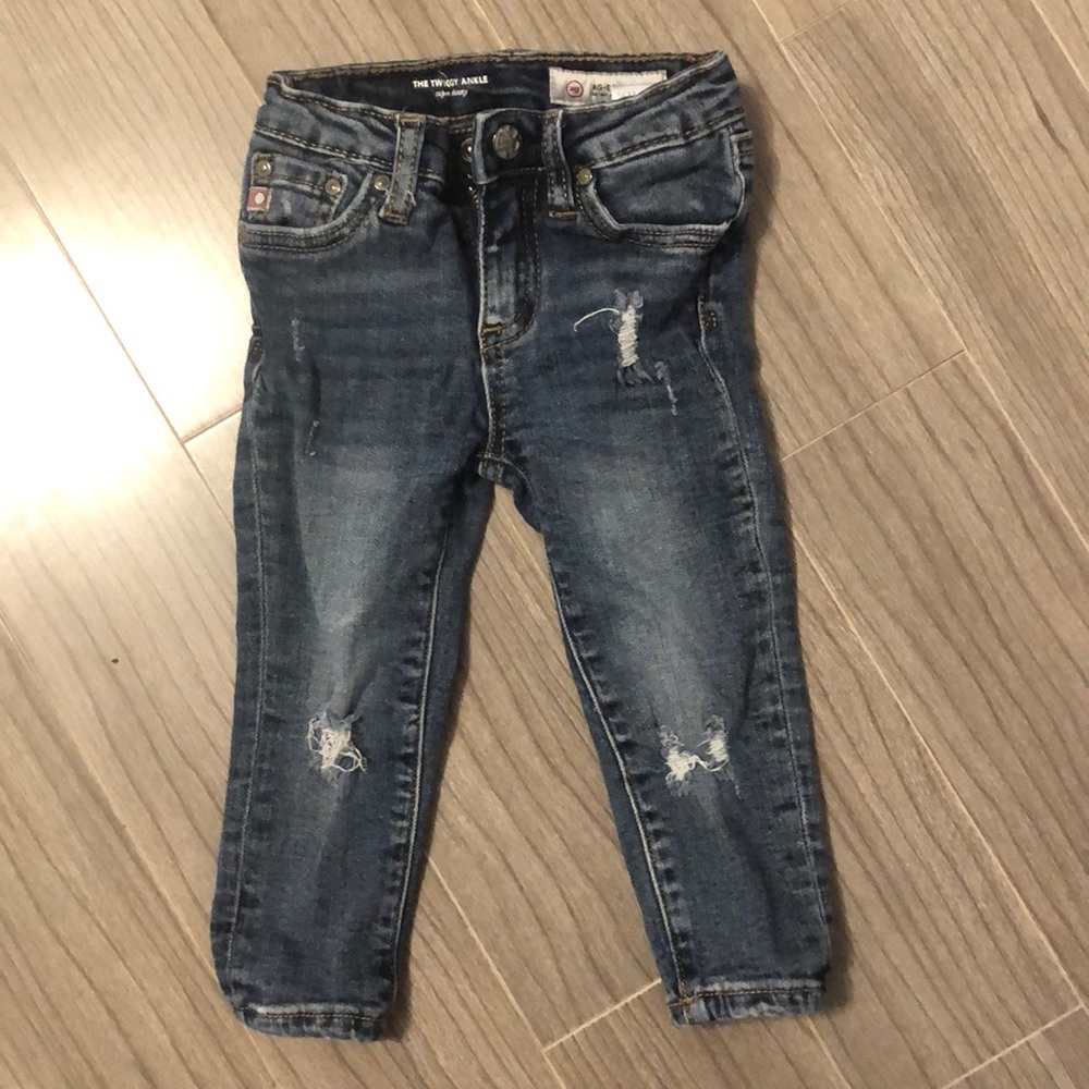 AG Twiggy Ankle distressed jeans 24M